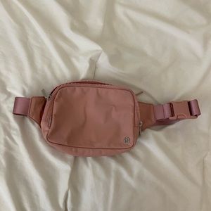 Pink LuLu Lemon Belt Bag Large